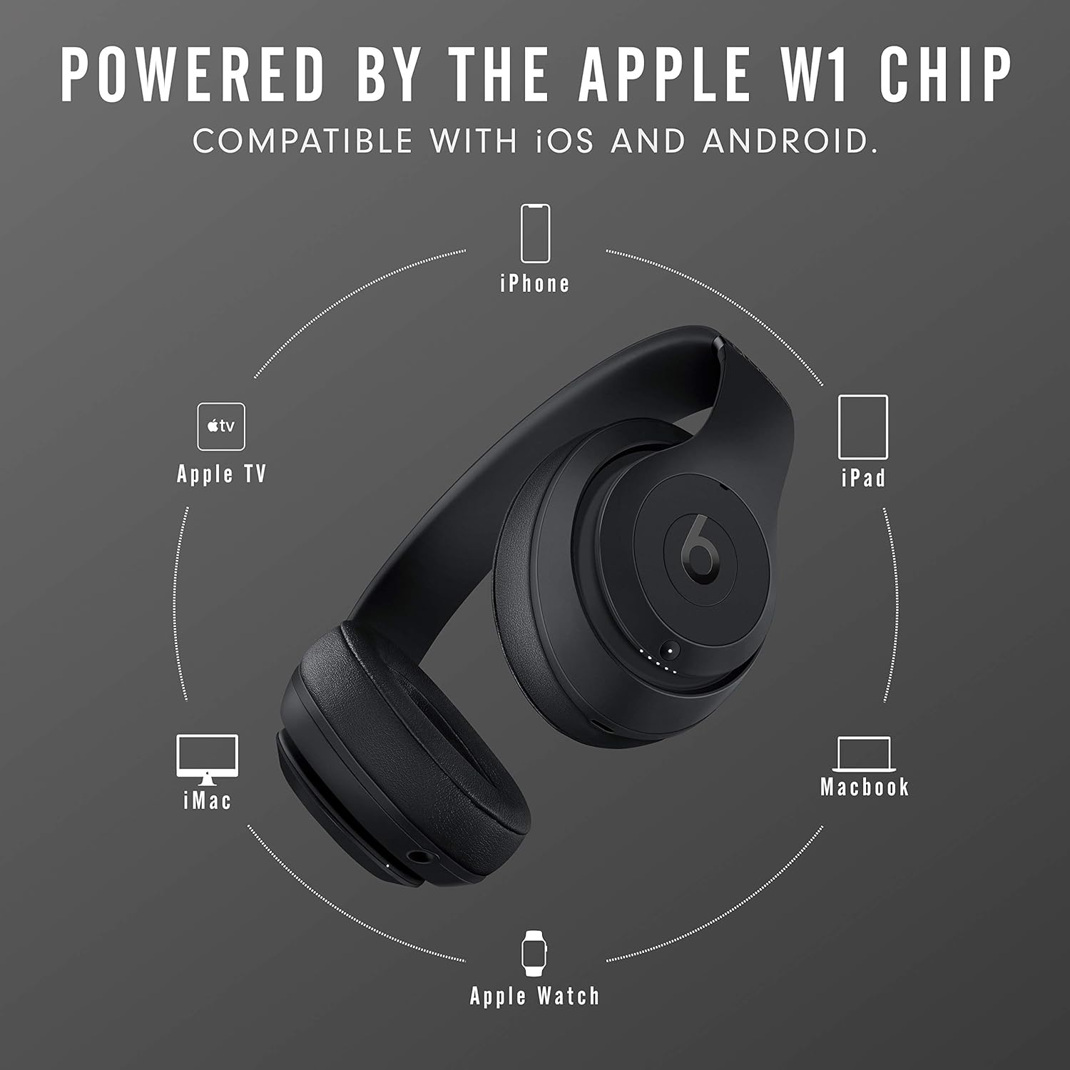 Buy Beats,Beats Studio3 Wireless Noise Cancelling Headphones | Over-Ear Bluetooth Headphones | Apple W1 Chip | Matte Black - Gadcet UK | UK | London | Scotland | Wales| Near Me | Cheap | Pay In 3 | Over-Ear Headphones